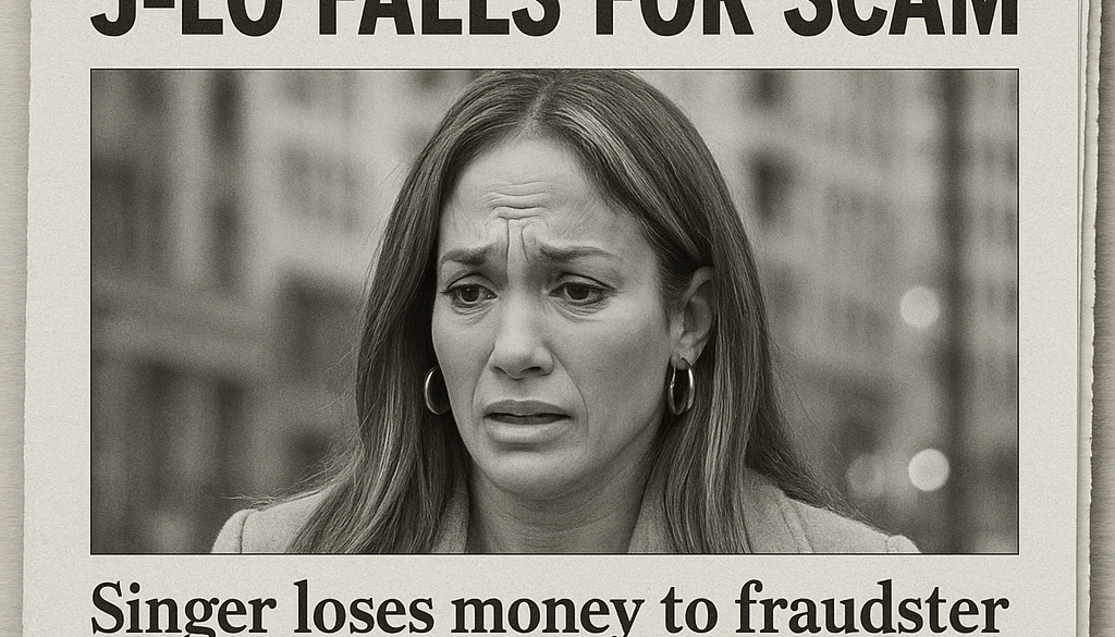 J-Lo Falls For Paparazzi Kinda Scam